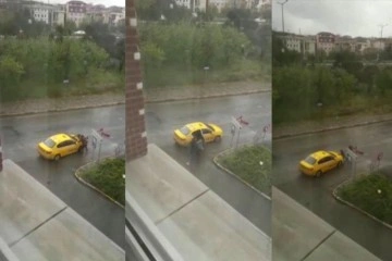 Ataşehir'de taksici dehşeti: Ücrete itiraz eden kadın turisti darbedip yere fırlattı