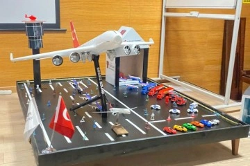 Atık malzemelerden havalimanı tasarlandı