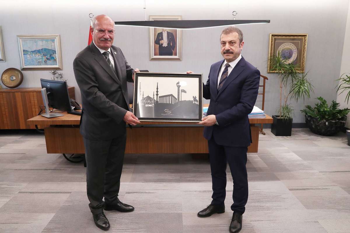 ATO Heyeti'nden Merkez Bankası Başkanı Şahap Kavcıoğlu'na ziyaret…