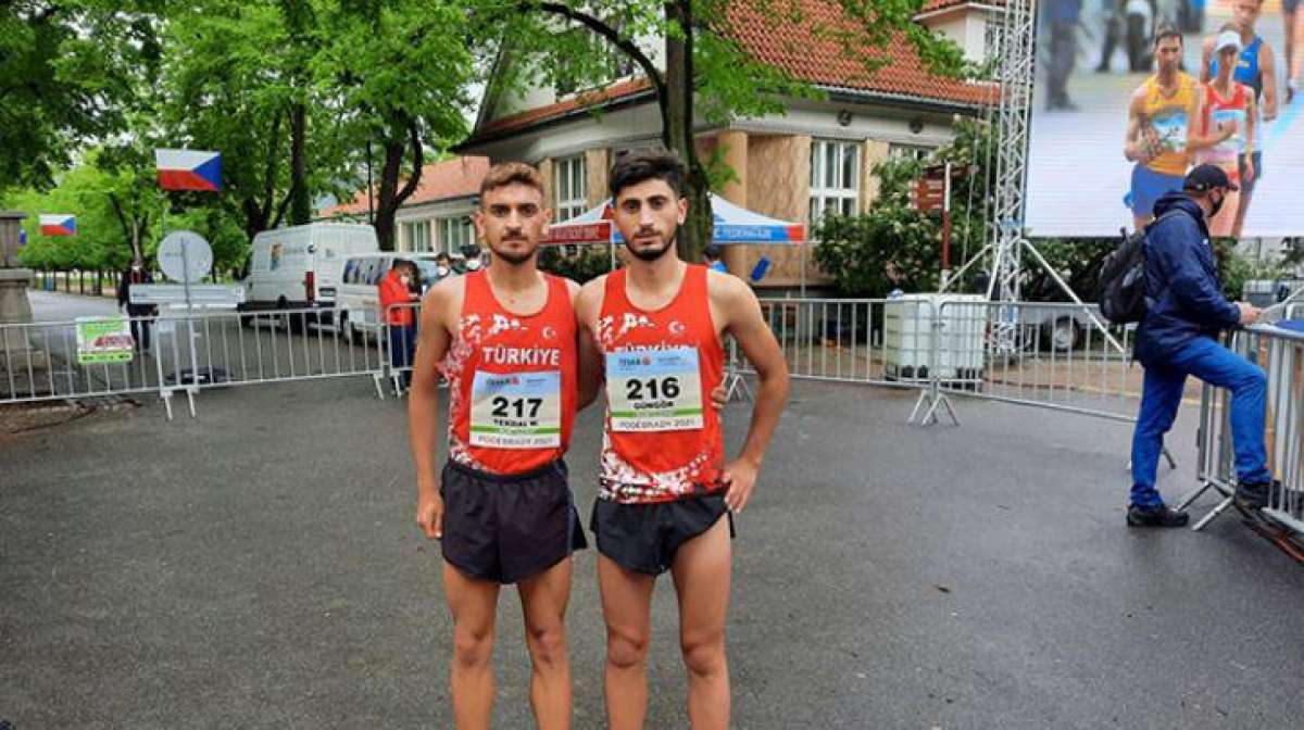 Avrupa Yürüyüş Kupasında Serhat Güngör ve Mustafa Tekdaldan...