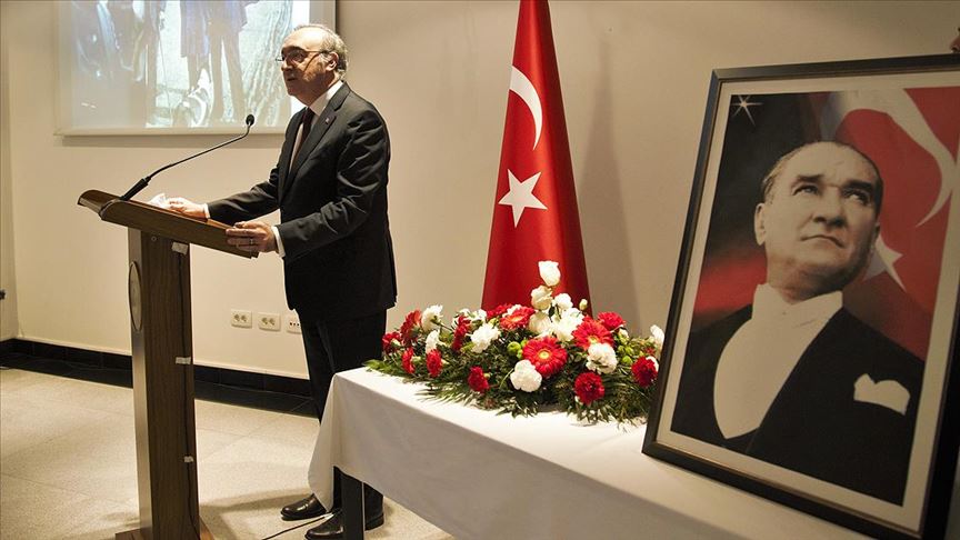 Avrupa’daki dış temsilciliklerde Büyük Önder Atatürk’ü anma törenleri düzenlendi