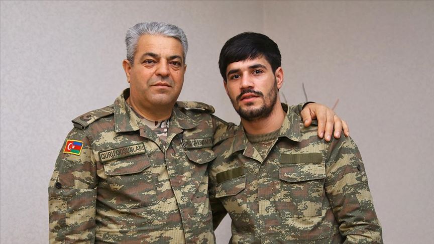 Azerbaycanlı baba oğul omuz omuza çarpışarak köylerini Ermenistan’ın işgalinden kurtardı