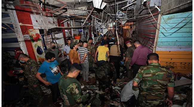 Bağdat'ta halk pazarında patlama: 22 ölü, 47 yaralı