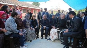Bakan Bozdağ'dan hayatını kaybeden madencinin ailesine taziyede bulundu