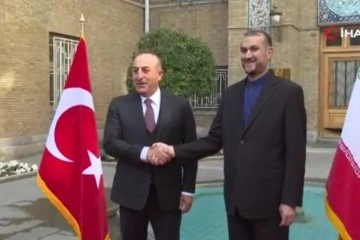 Bakan Çavuşoğlu, İranlı mevkidaşı Abdullahiyan ile görüştü