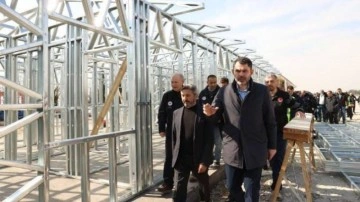 Bakan Kurum: 3 bin adet ge&ccedil;ici barınma evleri yapılıyor