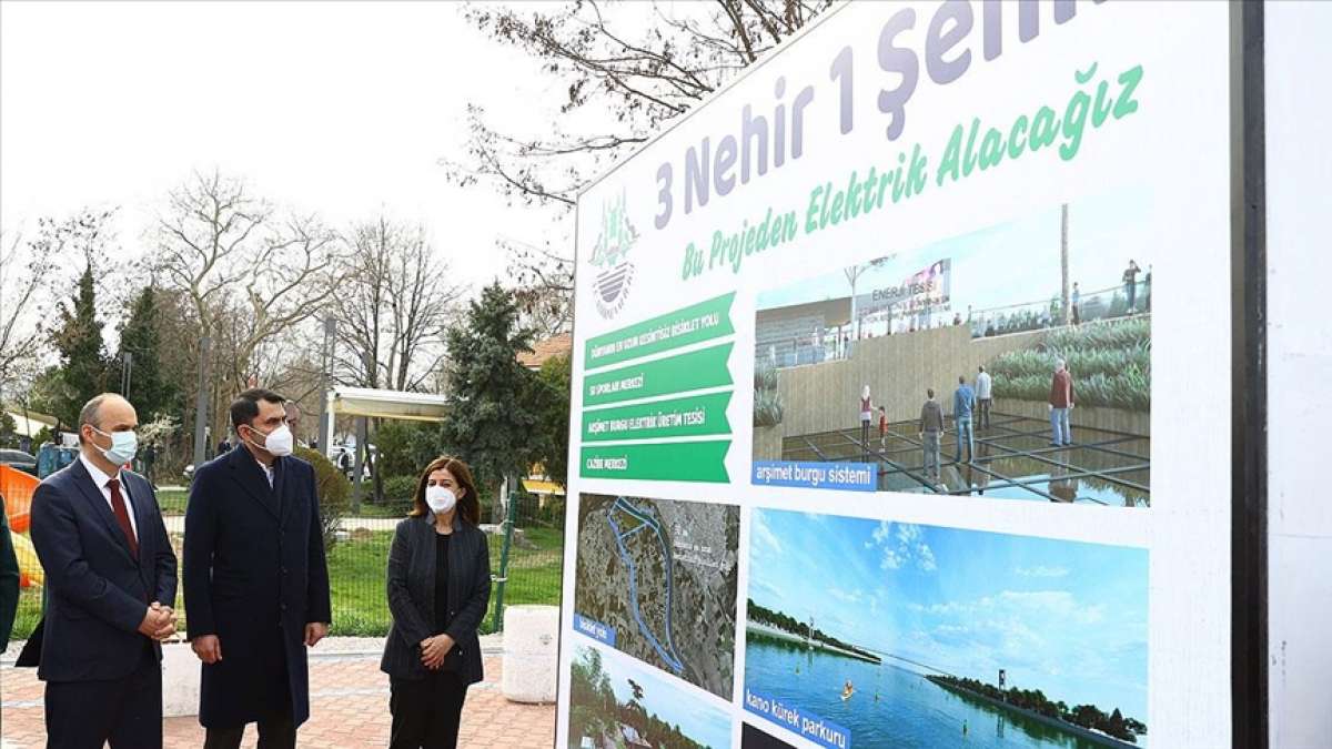 Bakan Kurum Edirne'de '3 Nehir, 1 Şehir' projesinin uygulanacağı alanda inceleme yapt