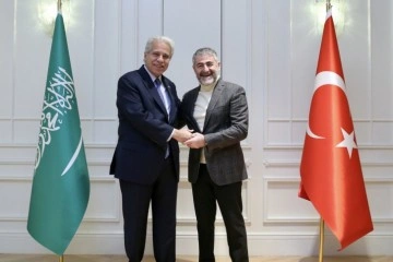 Bakan Nebati, Suudi Arabistan Ticaret Bakanı Al Qasabi ile bir araya geldi