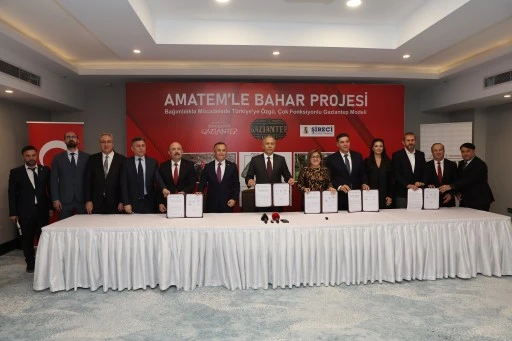 Bakan Yerlikaya’nın katılımıyla Türkiye’de ilk olacak AMATEM’le Bahar Projesi için imzalar atıldı