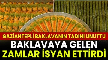 Baklavaya Gelen Zamlar İsyan Ettirdi! Gaziantepli Baklavanın Tadını Unuttu...