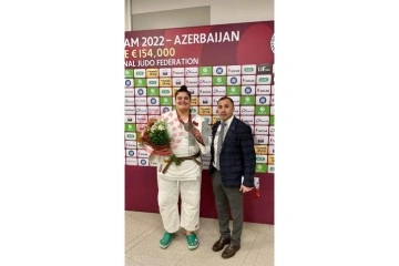 Bakü Grand Slam’de Hilal Öztürk’ten bronz madalya