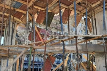 Balıkesir’de inşaat çöktü: 5 yaralı