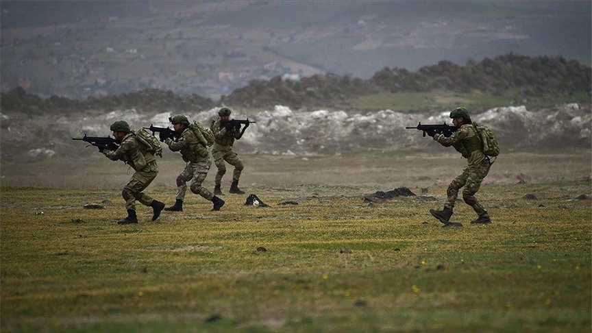 Barış Pınarı bölgesine sızma girişiminde bulunan 10 PKK/YPG'li terörist etkisiz hale getirildi
