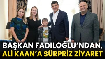 Başkan Fadıloğlu’ndan, Ali Kaan’a Sürpriz Ziyaret