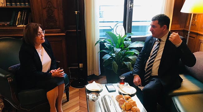 Başkan Şahin'den OECD Türkiye Daimi Temsilcisi Alkin'e ziyaret