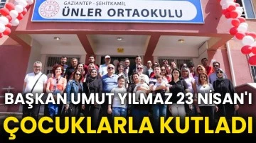 Başkan Umut Yılmaz 23 Nisan'ı çocuklarla kutladı