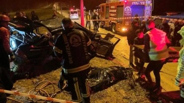 Başkanın oğlunun karıştığı kazada 4 ölü, 3 yaralı