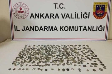 Başkentte farklı d&ouml;nemlere ait 680 adet sikke ele ge&ccedil;irildi
