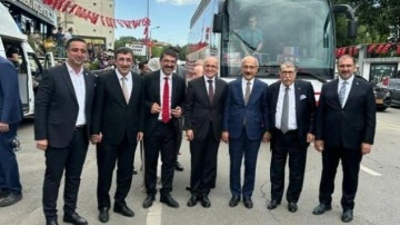 Batman'da Erdoğan'a eşlik edeceği söyleniyordu! Mehmet Şimşek mitinge katıldı