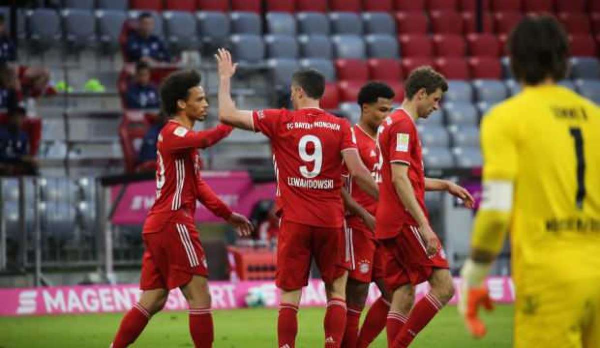 Bayern Münih şampiyonluğunu 6 golle kutladı