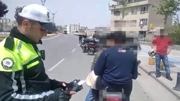 Bayram öncesinde motosiklet sürücülerine ceza yağdı