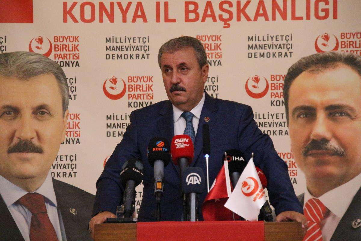 BBP Genel Başkanı Destici, Konya'da konuştu Açıklaması