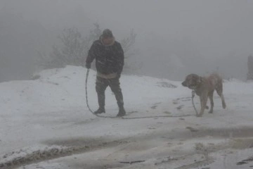 Beklenen kar yağışı Anadolu Yakası’nda başladı