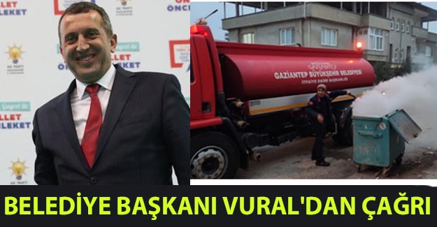 Belediye Başkanı Vural'dan 'Çöp Varillerine Ateş Atmayın' Çağrısı