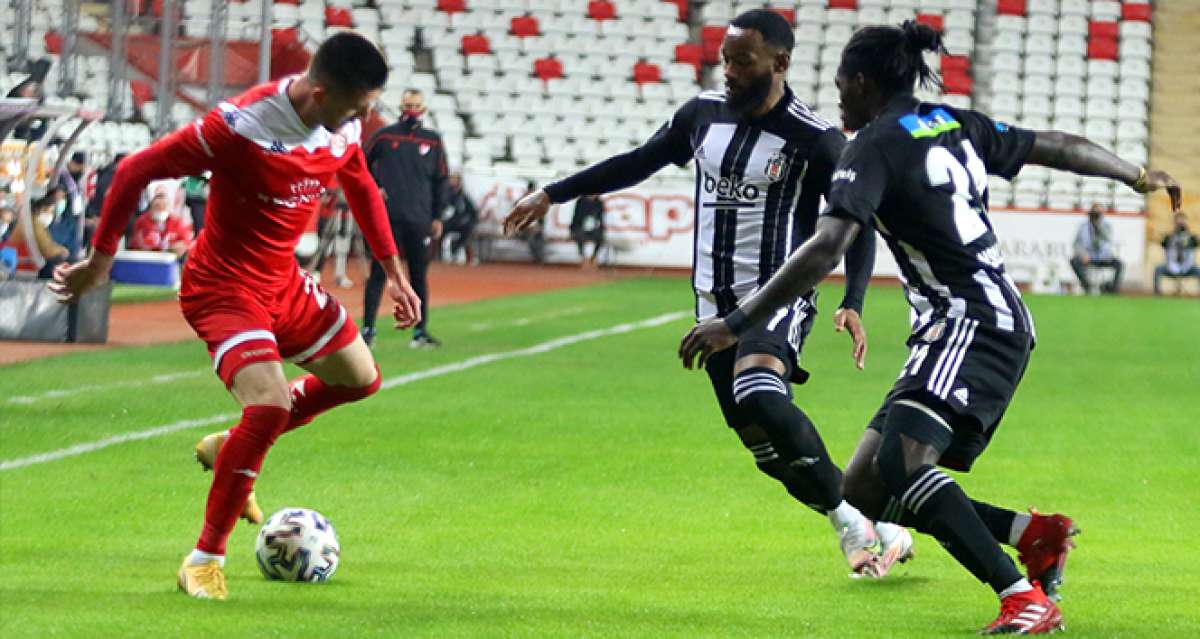 Beşiktaş, Antalya'da 2 puan bıraktı