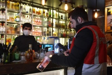 Beşiktaş'ta alkollü mekanlara denetim gerçekleştirildi