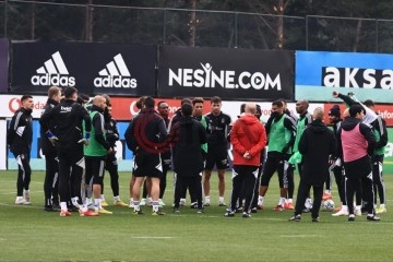 Beşiktaş'ta Kasımpaşa maçı hazırlıklarını Başkan Çebi de takip etti