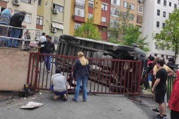 Beşiktaş'ta korku dolu anlar: Doğalgaz kutusu patladı, 1 kişi yaralandı