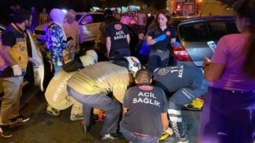 Beşiktaş&rsquo;ta ters yöne giren otomobil dehşet saçtı: 7 yaralı