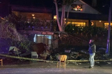 Beşiktaş’ta ünlü restoranın istinat duvarı çöktü: 1 ölü, 1 yaralı
