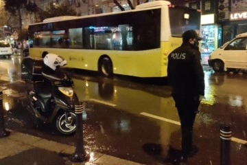 Beşiktaş’ta yasağa rağmen sokağa çıkan motosikletli kuryelere ceza yağdı