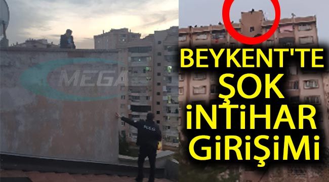 Beykent'te şok intihar girişimi