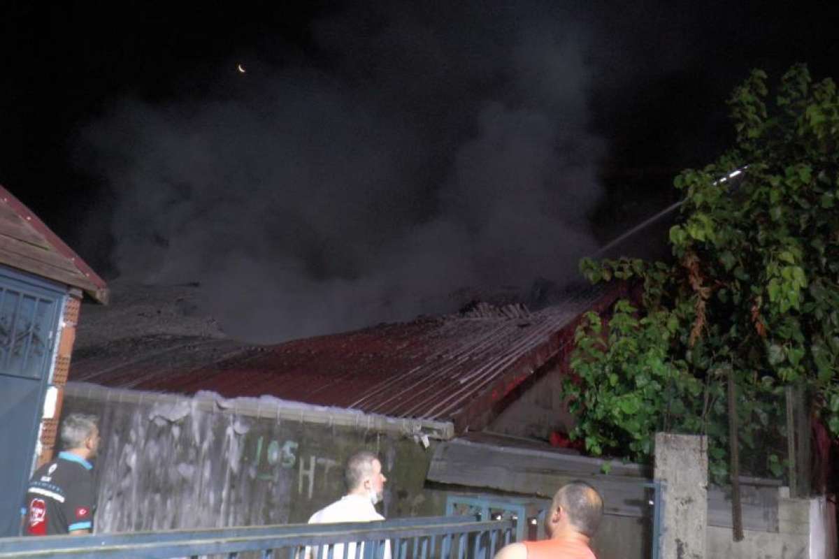 Beykoz'da cam atölyesinde korkutan yangın