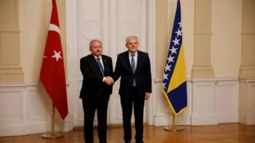 B.Hersek Devlet Başkanlığı Konseyi Başkanı Dzaferovic, TBMM Başkanı Şentop'u kabul etti