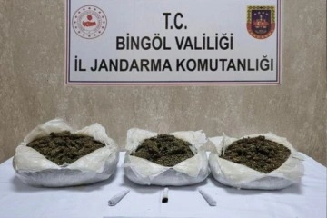 Bingöl’de 3,5 kilo esrar ele geçirildi: 4 gözaltı