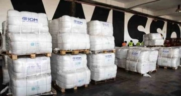 Birleşmiş Milletler Göç Örgütü’nün 240 tonluk yardımı deprem bölgesine ulaştı
