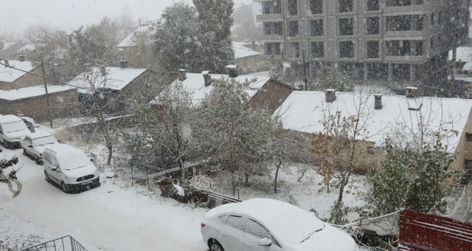 Bitlis'e mevsimin ilk karı yağdı