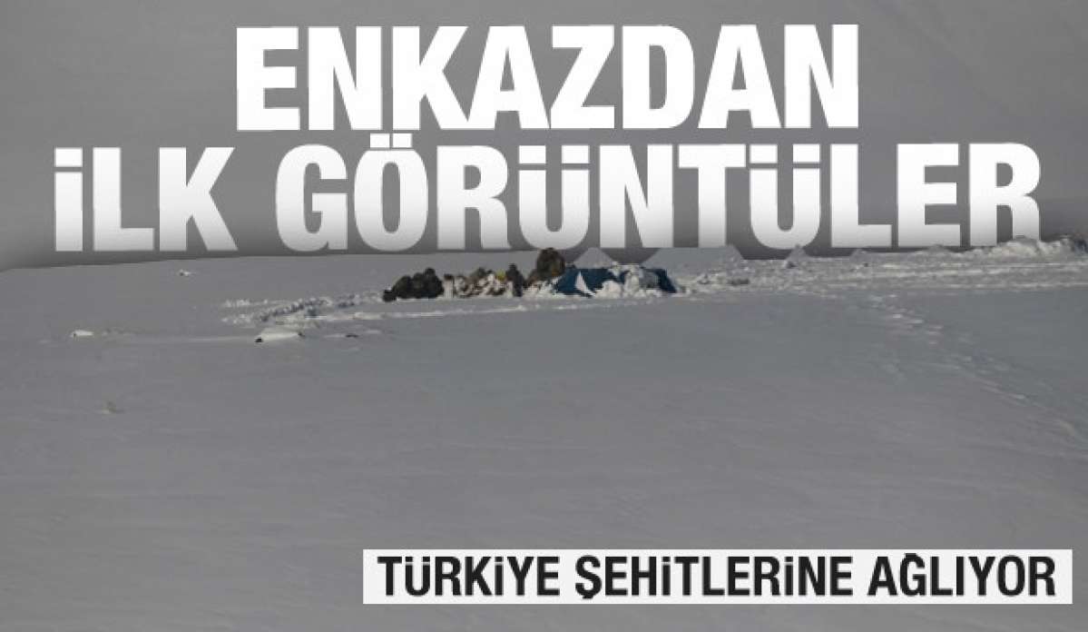 Bitlis'te düşen helikopterin enkazından ilk görüntüler