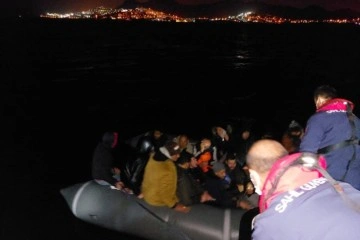 Bodrum'da 30 düzensiz göçmen kurtarıldı