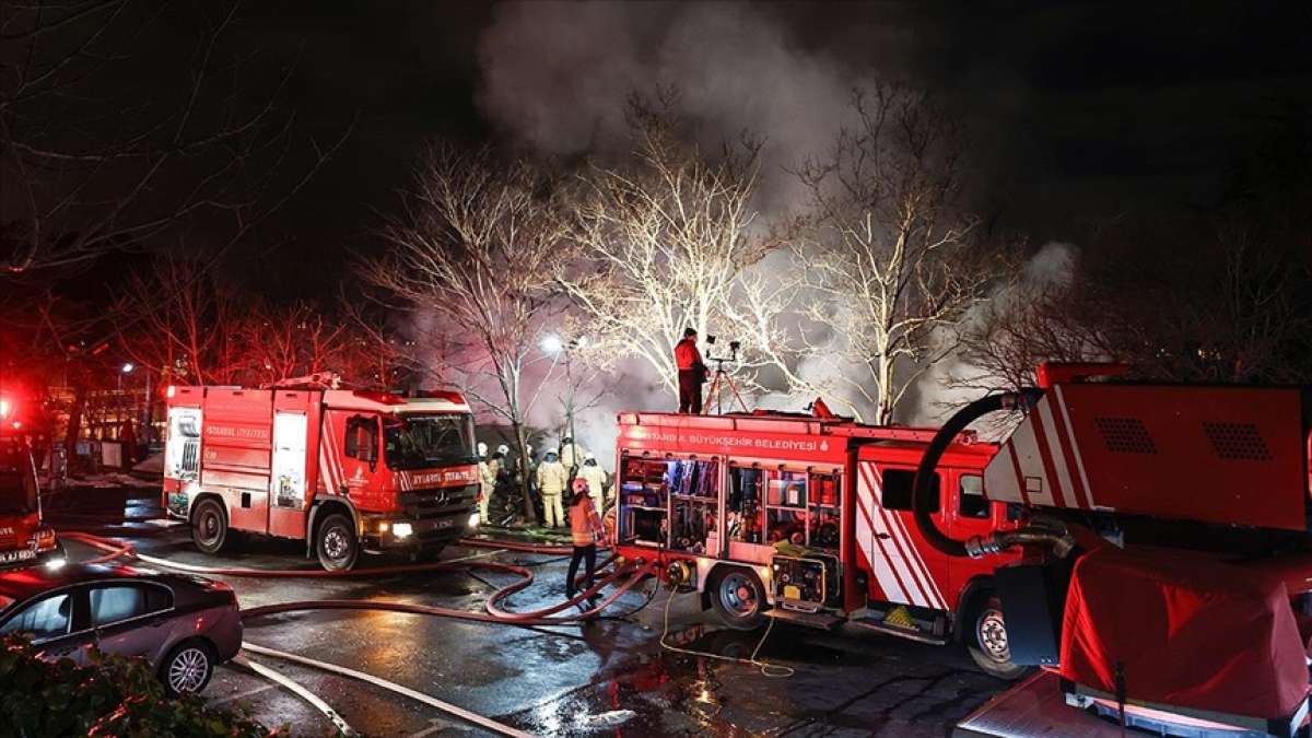Boğaziçi Üniversitesi Hisar Kampüsünde bulunan kafeteryada yangın