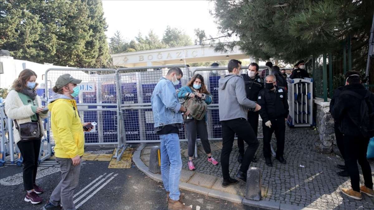 Boğaziçi Üniversitesindeki gösterilerde gözaltına alınan 108 şüpheli serbest bırakıldı
