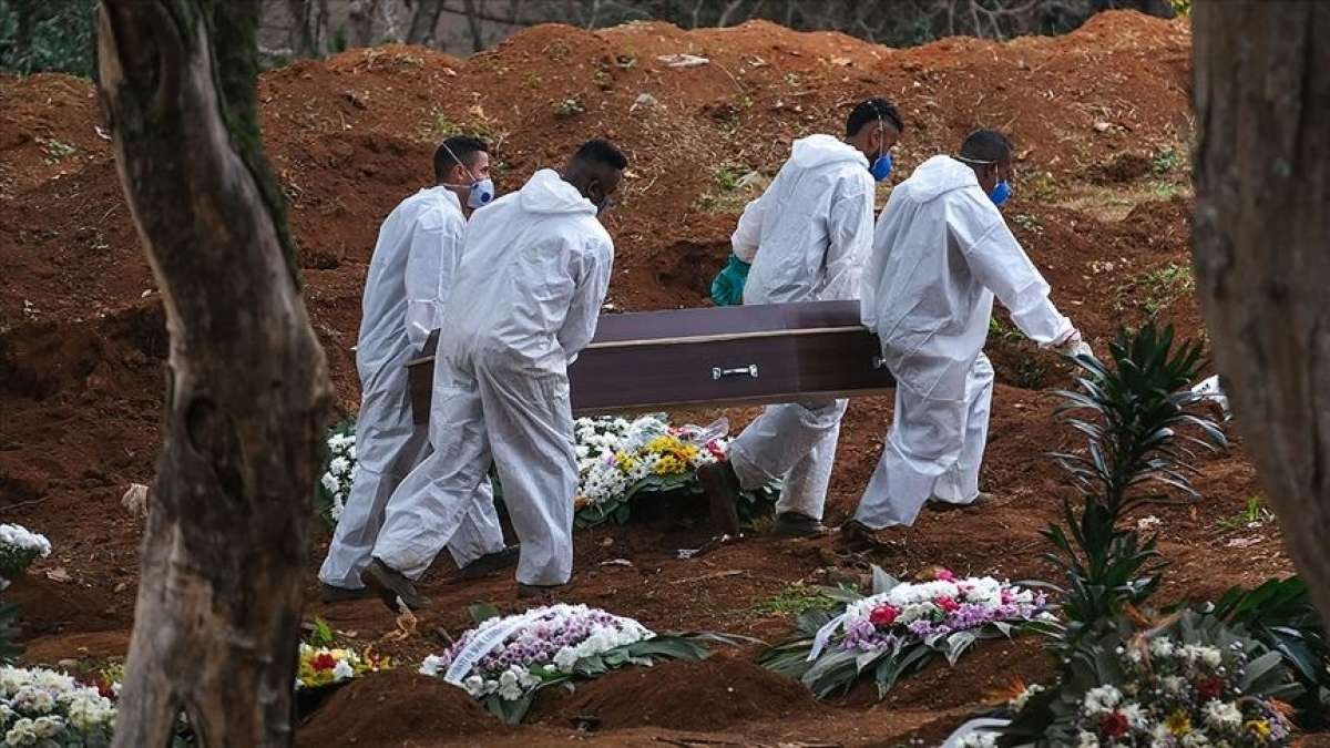 Brezilya'da son 24 saatte 2 bin 29 kişi Kovid-19'dan hayatını kaybetti