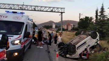 Burdur'da feci kaza: Otomobil devrildi, 1 kişi öldü!