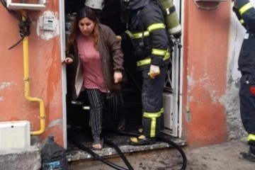 Burdur’da göçmenlerin kaldığı binada yangın çıktı, 7 kişi kurtarıldı