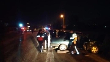 Burdur’da iki otomobil çarpıştı: 5 yaralı
