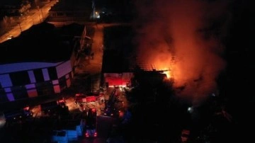 Bursa'da geri dönüşüm tesisinde yangın!